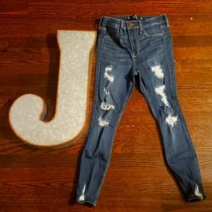 Hollister 3S High-Rise Crop Jeans leggings